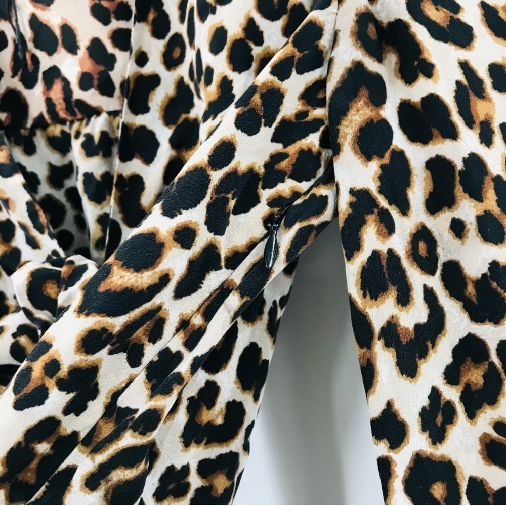 Veronica Beard Leopard Print Blouse - image 5